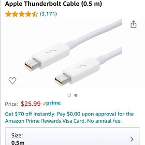 Apple Thunderbolt Cable